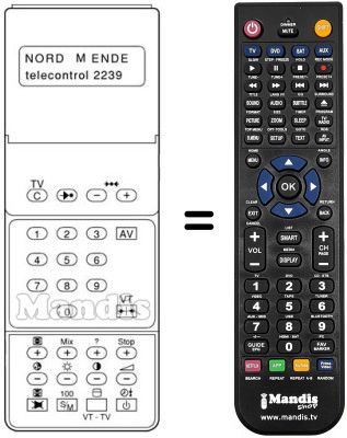 Replacement remote control 583.520 Replacement remote control 583.520