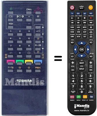 Replacement remote control CT-9481
