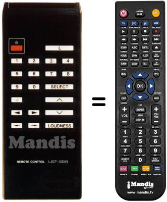 Replacement remote control UST 8010