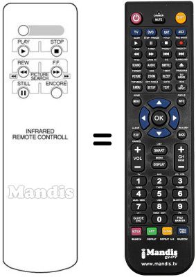 Replacement remote control UX-980