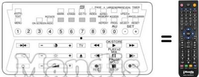 Replacement remote control V 1500 T Replacement remote control V 1500 T