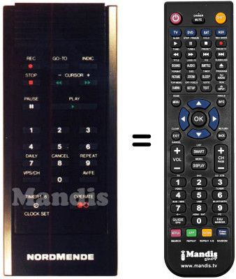 Replacement remote control V 950 C Replacement remote control V 950 C