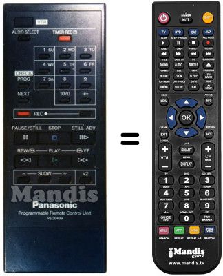 Replacement remote control VEQ 0499