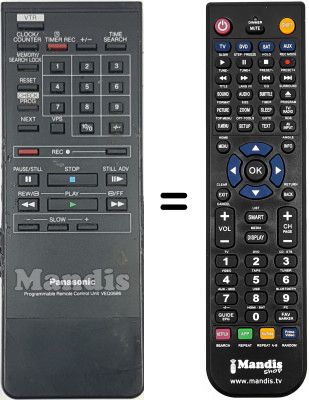 Replacement remote control Panasonic NV-G40