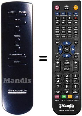 Replacement remote control Thorn FV 54 LX Replacement remote control Thorn FV 54 LX