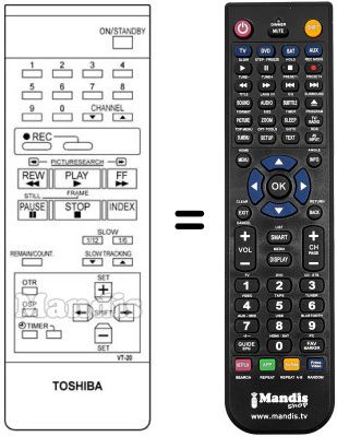 Replacement remote control 7014-8347