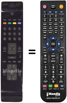Replacement remote control NordMende UN 32 M 1000 Replacement remote control NordMende UN 32 M 1000