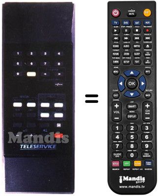 Replacement remote control ZENITH