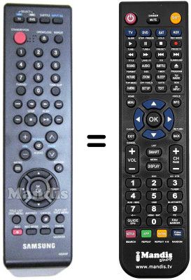 Replacement remote control Samsung DVD R-145