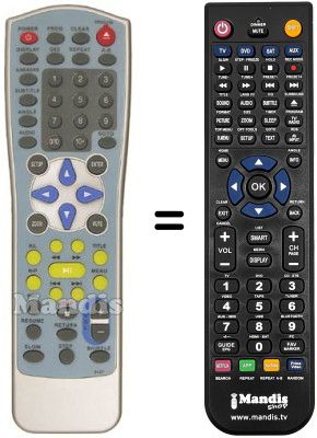 Replacement remote control Amstrad DV 600
