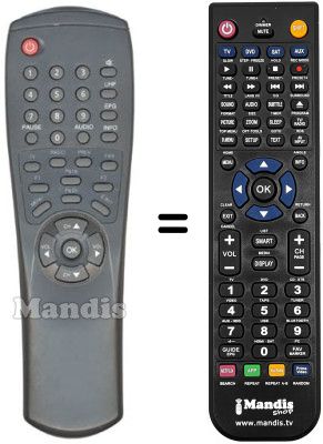 Replacement remote control Thorn DSR 3000 CI Replacement remote control Thorn DSR 3000 CI