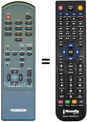 Replacement remote control Thomson ASR 11 T Replacement remote control Thomson ASR 11 T