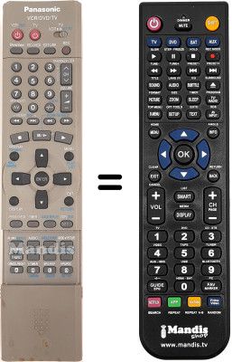Replacement remote control Panasonic NV-VP25