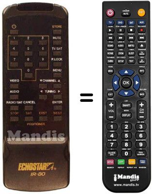 Replacement remote control Legend SR 800 PLUS