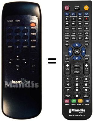 Replacement remote control LAEM JSR 3500