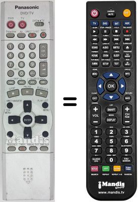 Replacement remote control National DMRE-50