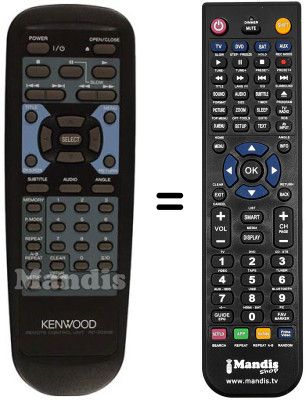 Replacement remote control Kenwood DVF-5020