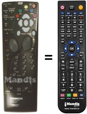 Replacement remote control Pathé Marconi DTH 3300