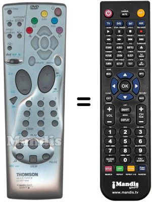 Replacement remote control Thomson DTH 5400 Replacement remote control Thomson DTH 5400