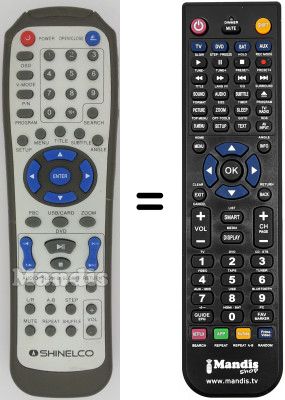 Replacement remote control Amstrad DX 4015