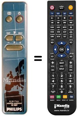 Replacement remote control PYE SCC 224