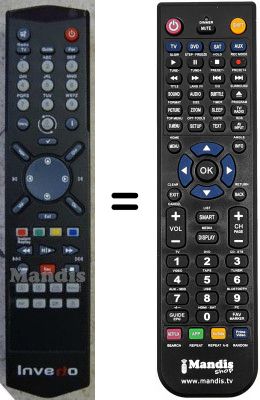 Replacement remote control Lemon 070-PVR
