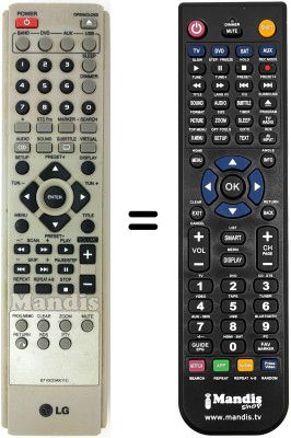 Replacement remote control LG LH-W 360