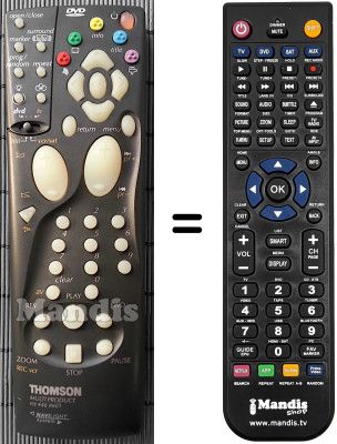 Replacement remote control Hifivox DTH 3600