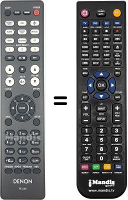 Replacement remote control 919307102570S