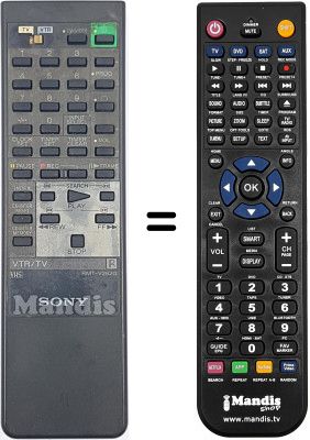 Replacement remote control Sony SLV-213