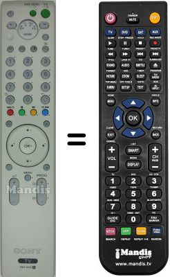 Replacement remote control Sony KV32FQ86B