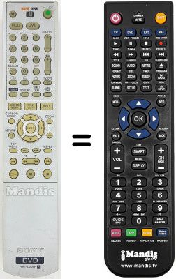 Replacement remote control Sony RDR-HX900 Replacement remote control Sony RDR-HX900