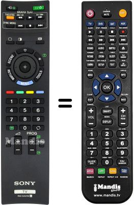 Replacement remote control Sony KLV-22BX301