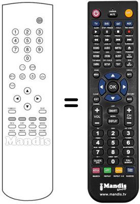 Replacement remote control Nokia 55H2VT Replacement remote control Nokia 55H2VT