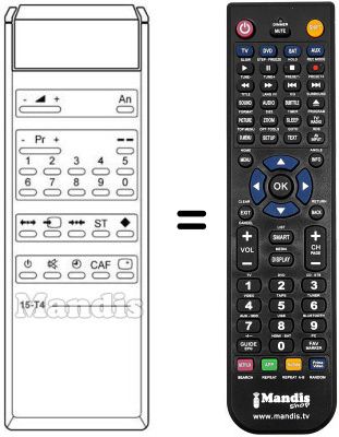 Replacement remote control Cge 15T4