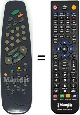 Replacement remote control Manhattan MT6382