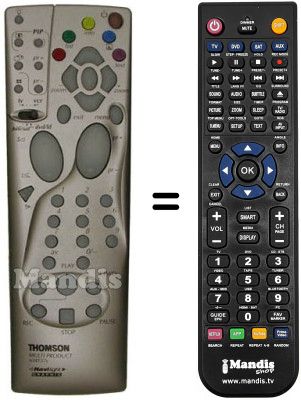 Replacement remote control Thomson 42WM04ST Replacement remote control Thomson 42WM04ST