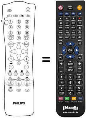 Replacement remote control SCHNEIDER FRANCE REMCON049 Replacement remote control SCHNEIDER FRANCE REMCON049