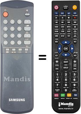Replacement remote control Samsung 3F1400033320 Replacement remote control Samsung 3F1400033320