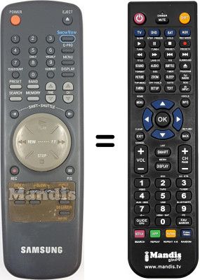 Replacement remote control Samsung SV35XK Replacement remote control Samsung SV35XK