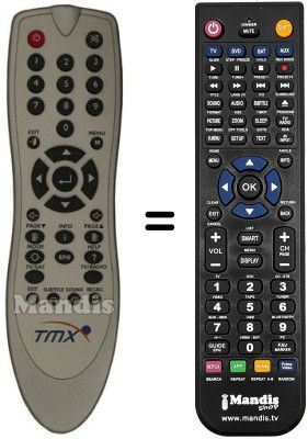 Replacement remote control REMCON1030