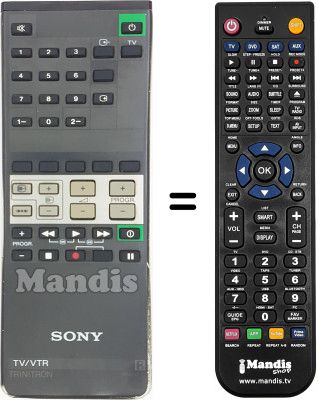 Replacement remote control Sony SVT5000P Replacement remote control Sony SVT5000P