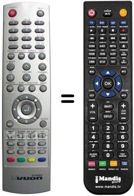 Replacement remote control Hyundai Q421H Replacement remote control Hyundai Q421H