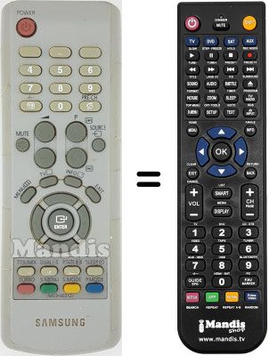 Replacement remote control Samsung AA5900312J Replacement remote control Samsung AA5900312J