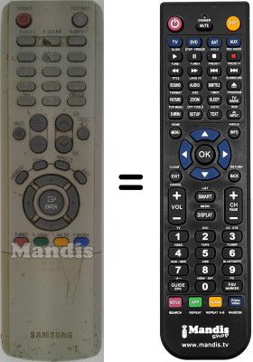 Replacement remote control Samsung AA5900326A Replacement remote control Samsung AA5900326A