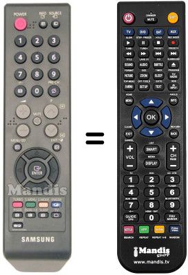 Replacement remote control Samsung AA59-00399D Replacement remote control Samsung AA59-00399D