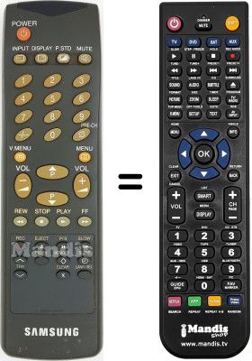 Replacement remote control Samsung AA59-10093Y Replacement remote control Samsung AA59-10093Y
