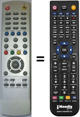 Replacement remote control Amstrad LCT1930