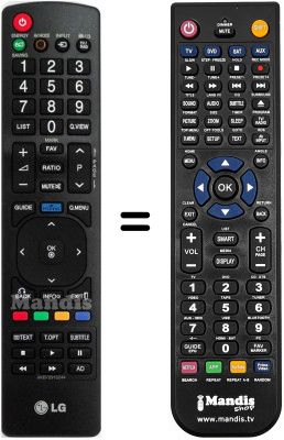 Replacement remote control LG 32LK430 Replacement remote control LG 32LK430