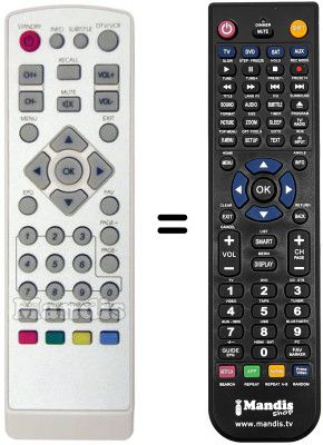 Replacement remote control REMCON326